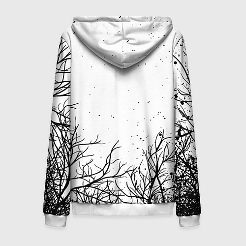 Мужская толстовка на молнии Doom dark age / 3D-Белый – фото 2