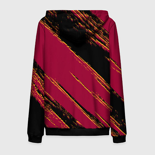 Мужская толстовка на молнии Майами Хит - цвета команды / 3D-Черный – фото 2