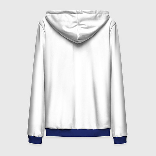 Мужская толстовка на молнии Леон рисунок / 3D-Синий – фото 2