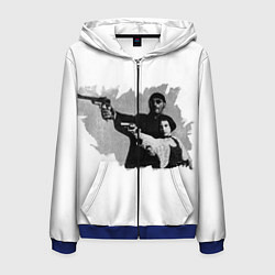 Мужская толстовка на молнии Леон рисунок