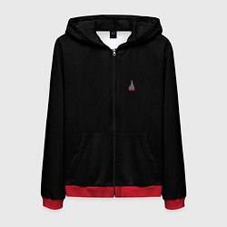 Мужская толстовка на молнии Christmas tree gifts