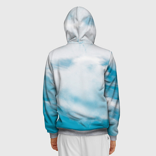 Мужская толстовка на молнии Эндуро / 3D-Меланж – фото 4