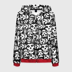 Мужская толстовка на молнии Misfits Pattern