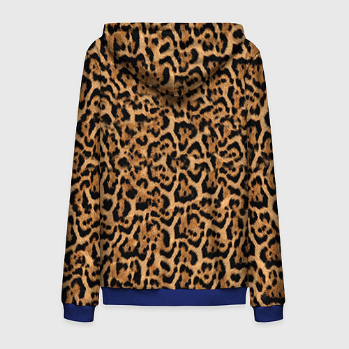 Мужская толстовка на молнии Jaguar / 3D-Синий – фото 2