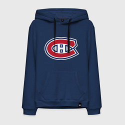 Толстовка-худи хлопковая мужская Montreal Canadiens, цвет: тёмно-синий