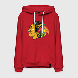 Толстовка-худи хлопковая мужская Chicago Blackhawks: Kane, цвет: красный