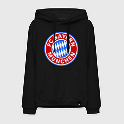 Толстовка-худи хлопковая мужская Bayern Munchen FC, цвет: черный