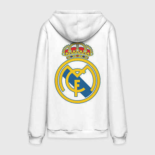 Мужская толстовка-худи Real Madrid FC / Белый – фото 2