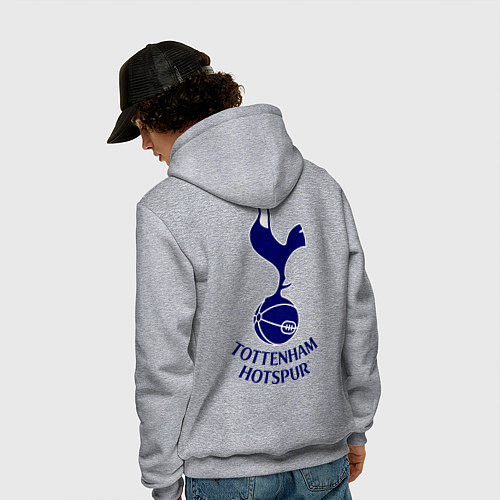 Мужская толстовка-худи Tottenham FC / Меланж – фото 4