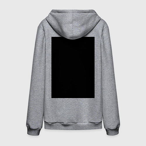 Мужская толстовка-худи Khabib Fighter / Меланж – фото 2