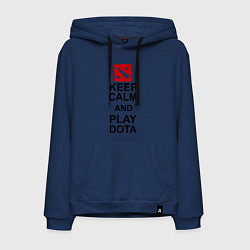 Мужская толстовка-худи Keep Calm & Play Dota