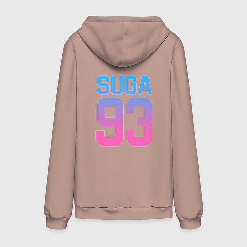 Мужская толстовка-худи BTS: Neon Suga / Пыльно-розовый – фото 2