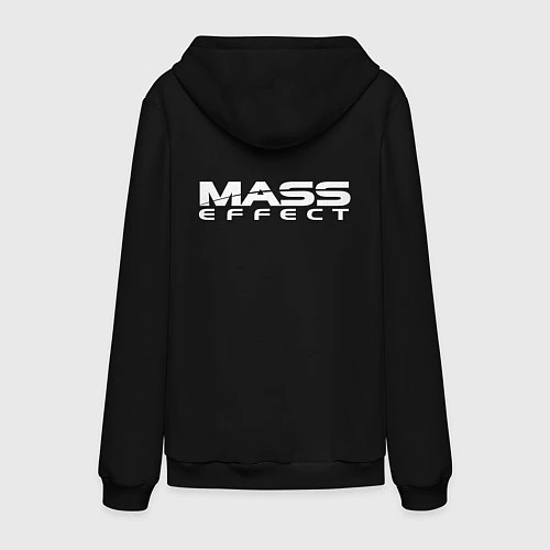 Мужская толстовка-худи Mass Effect N7 / Черный – фото 2