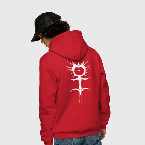 Мужская толстовка-худи GHOSTEMANE / Красный – фото 4