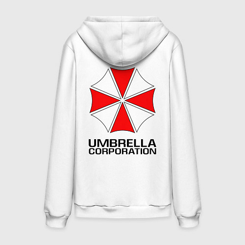 Мужская толстовка-худи UMBRELLA CORP / Белый – фото 2