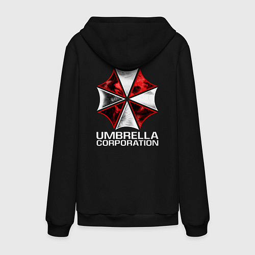 Мужская толстовка-худи UMBRELLA CORPспина / Черный – фото 2