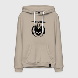 Толстовка-худи хлопковая мужская THE OFFSPRING, цвет: миндальный