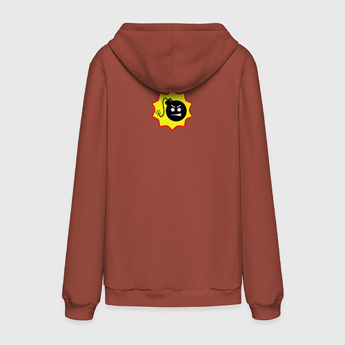 Мужская толстовка-худи Serious Sam 4 / Кирпичный – фото 2