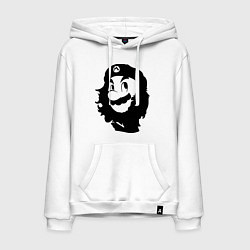Толстовка-худи хлопковая мужская Che Mario, цвет: белый