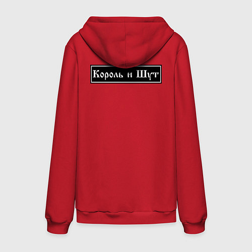 Мужская толстовка-худи Король и Шут / Красный – фото 2
