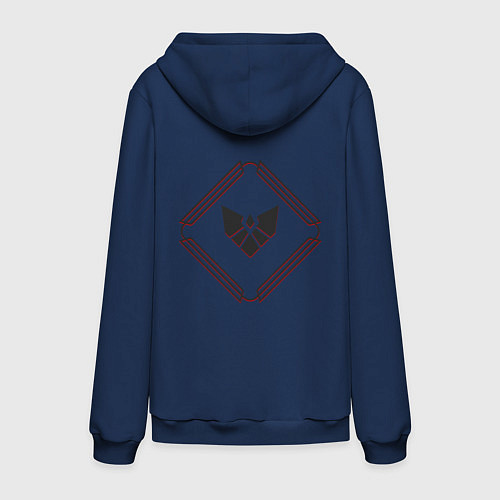 Мужская толстовка-худи Rogue Company / Тёмно-синий – фото 2