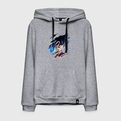 Толстовка-худи хлопковая мужская Dragon Ball, цвет: меланж