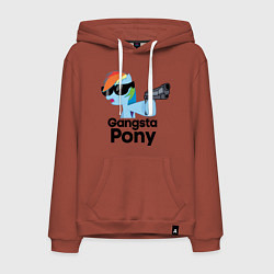 Мужская толстовка-худи Gangsta pony