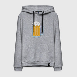 Мужская толстовка-худи Beer Cat
