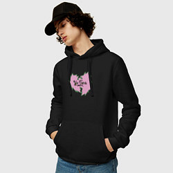 Толстовка-худи хлопковая мужская Wu-Tang Boom, цвет: черный — фото 2