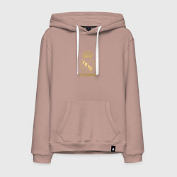 Мужская толстовка-худи Real Madrid gold logo