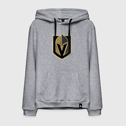Толстовка-худи хлопковая мужская Vegas Golden Knights , Вегас Голден Найтс, цвет: меланж