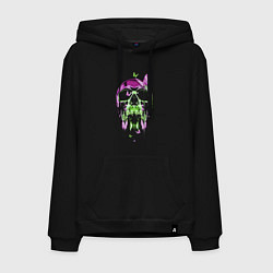 Мужская толстовка-худи Skull & Butterfly Neon