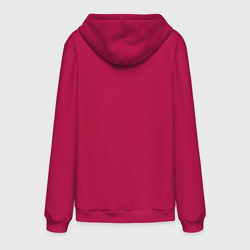 Мужская толстовка-худи Милый Ленивец На Дереве / Маджента – фото 2