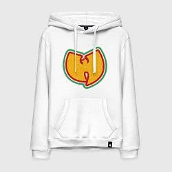 Толстовка-худи хлопковая мужская Wu-Tang Colors, цвет: белый