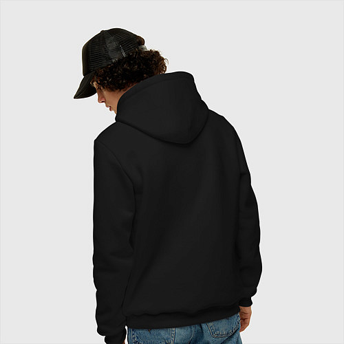 Мужская толстовка-худи Классика 1987 оригинал / Черный – фото 4