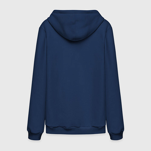 Мужская толстовка-худи Птица диджей - городские ритмы / Тёмно-синий – фото 2