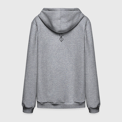 Мужская толстовка-худи Берсерк Метка Гатс / Меланж – фото 2
