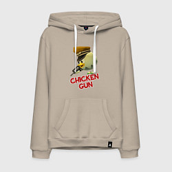 Мужская толстовка-худи Chicken Gun logo