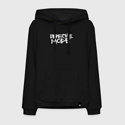 Толстовка-худи хлопковая мужская Депеш мод, цвет: черный