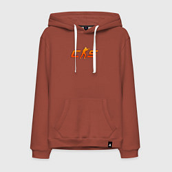 Мужская толстовка-худи CS 2 orange logo