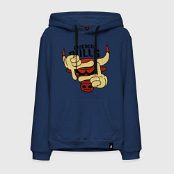 Мужская толстовка-худи Bulls logo with hands