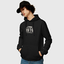Толстовка-худи хлопковая мужская Лимитированный выпуск 1978, цвет: черный — фото 2