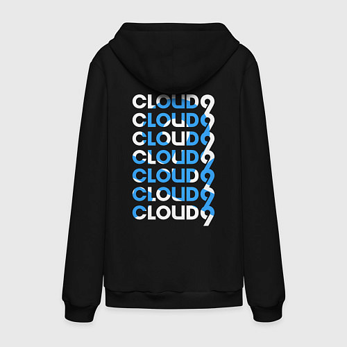 Мужская толстовка-худи Cloud9 - pattern / Черный – фото 2