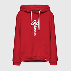 Мужская толстовка-худи Cloud9 - vertical logo