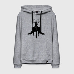 Толстовка-худи хлопковая мужская True Detective: Faith, цвет: меланж