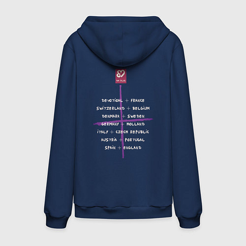 Мужская толстовка-худи Depeche Mode - Sofad devotional / Тёмно-синий – фото 2