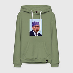 Толстовка-худи хлопковая мужская Michael Scott - Prison mike the office meme, цвет: авокадо