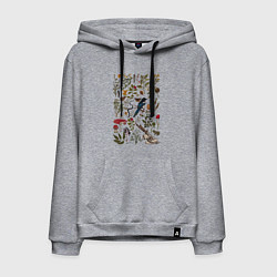 Толстовка-худи хлопковая мужская Сорокино сокровище, цвет: меланж