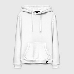 Толстовка-худи хлопковая мужская Shtirlits 17, цвет: белый