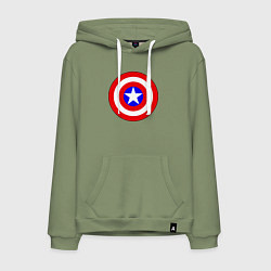 Мужская толстовка-худи Captain America logo